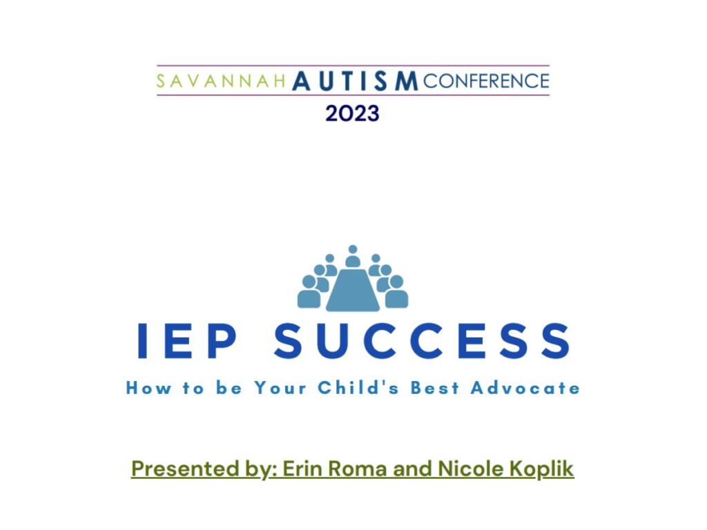 IEP Success: How to Be Your Child's Best Advocate - Savannah Autism ...