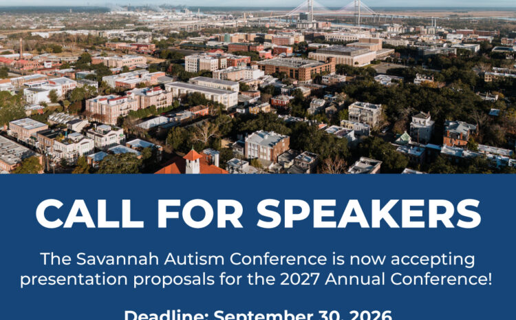 Apply to Present at the Savannah Autism Conference